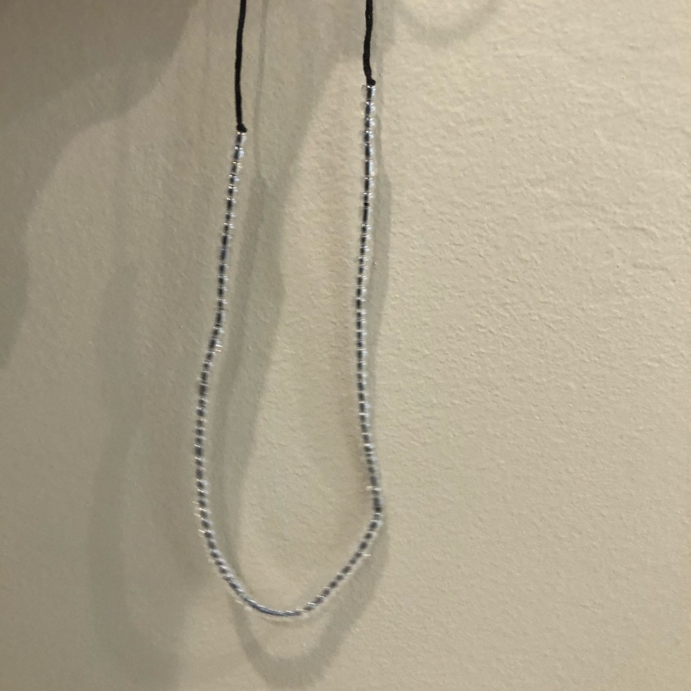 clear bead choker